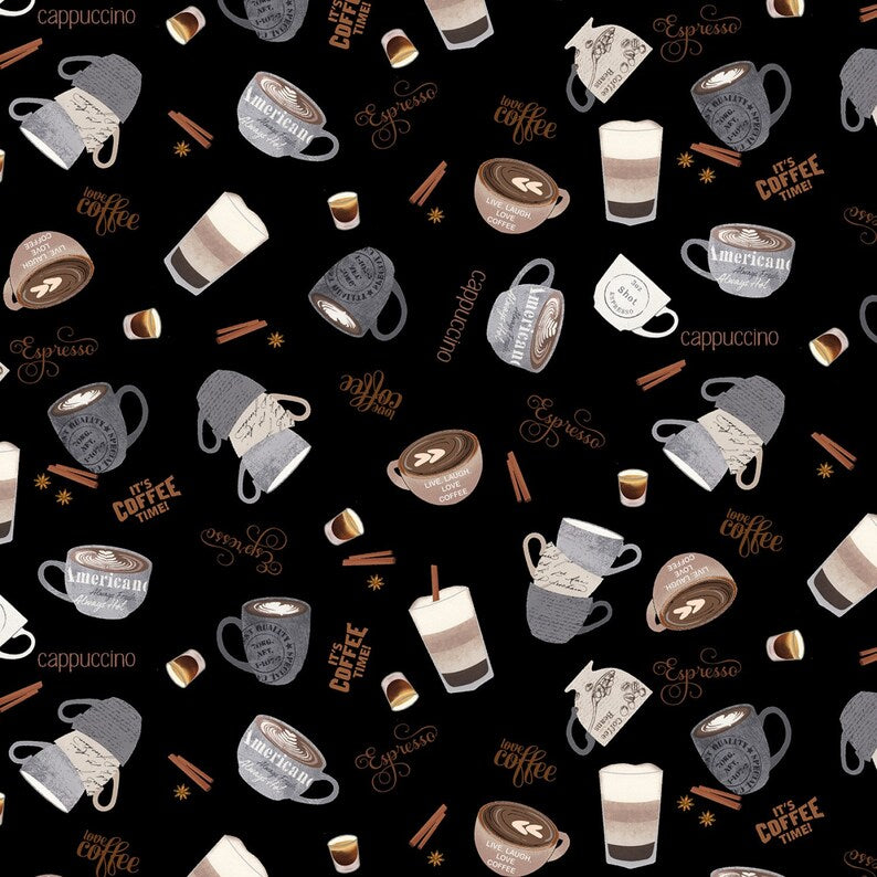 Perk Me Up Coffee CD1611-BLACK